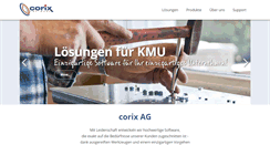 Desktop Screenshot of corix.ch
